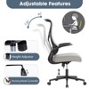 XIYUYEU Mesh Ergonomic Executive High-Back Office Chairs with Adjustable Armrest and Wheels for Work Study - 4 of 4