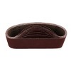 Unique Bargains Aluminium Oxide Sanding Belts 180 Grit for Metal Wood Grinding 180 Grit 3"x21" 10pcs - 4 of 4