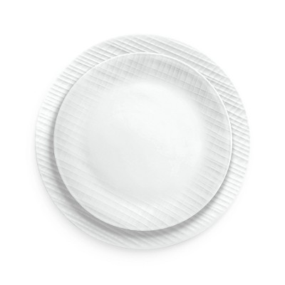 Corelle 18pc Vitrelle Linen Weave Dinnerware Set: Ethiopia Ubuy