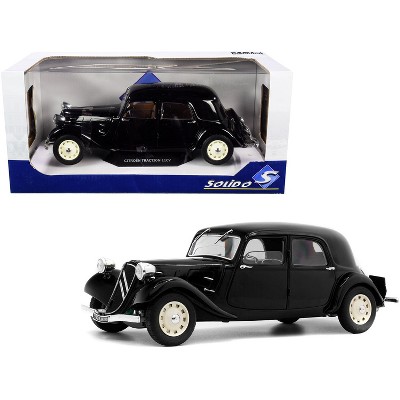 Citroen Traction 11CV Black 1/18 Diecast Model Car by Solido