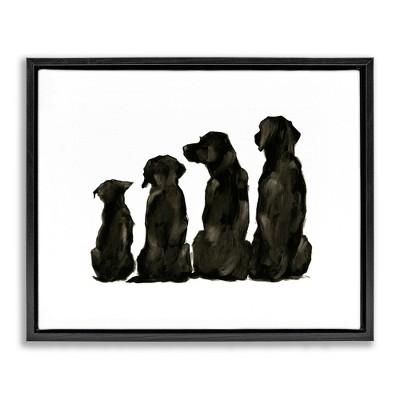 Stupell Industries Family Pet Silhouette Design, 21" x 17"