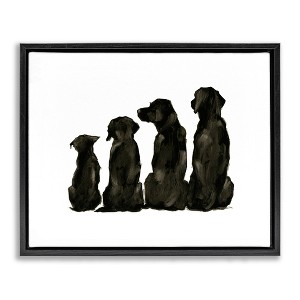 Stupell Industries Family Pet Silhouette Design, 21" x 17" - 1 of 4