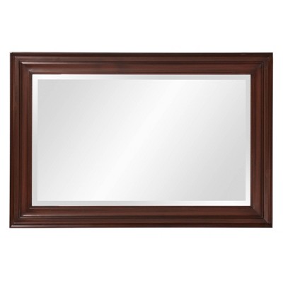 George Chocolate Brown Wood Framed Full Length Mirror