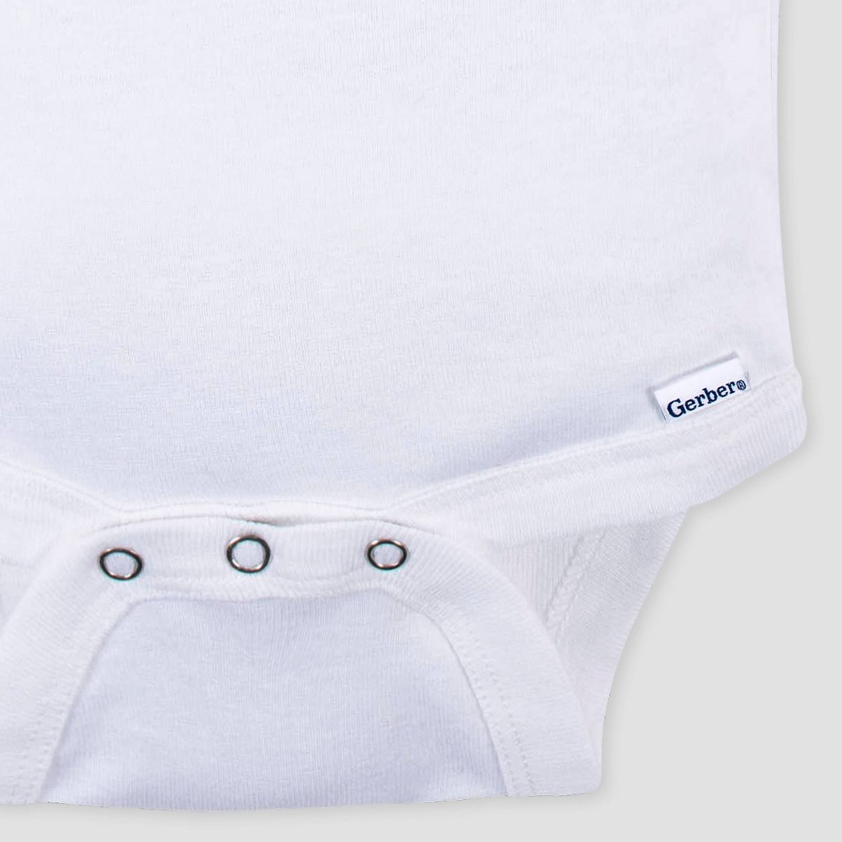 Gerber Baby 4pk Short Sleeve Onesies Bodysuit - White - thumbnail 4
