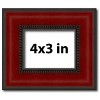 PosterPalooza | Photo Size Weathered Red Picture Frame - UV Acrylic, Foam Board Backing, Hanging Hardware - 2 of 4