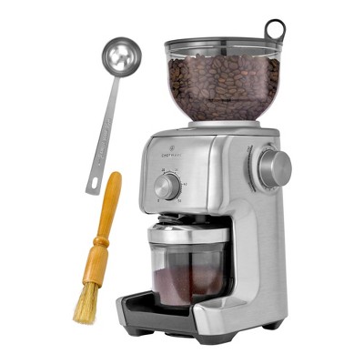 ChefWave Bonne Conical Burr Coffee Grinder w/ 16 Grind Settings, Stainless Steel