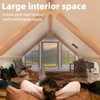 4-8 Person Inflatable Camping Tent, Large Inflatable Tent House with Air Pump, Quick Assembly Luxury Camping Tent, Waterproof Oxford Fabric Suitable - 2 of 4