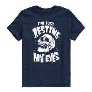 Boys' - Instant Message - Resting My Eyes Short Sleeve Graphic T-Shirt - 1 of 4