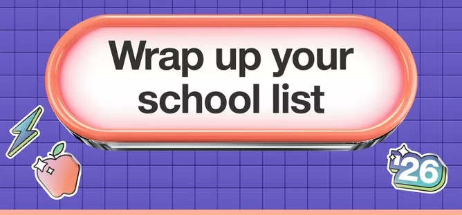 Wrap up your school list