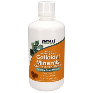 Colloidal Minerals-Raspberry by Now Foods  -  32 oz Liquid - 1 of 2