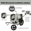 RISOKEYS 16-Inch Foldable Pet Bike Trailer - with Universal Hitch & All-Terrain Wheels, Portable for Road Trips and Daily Rides,for Small Dogs - 4 of 4