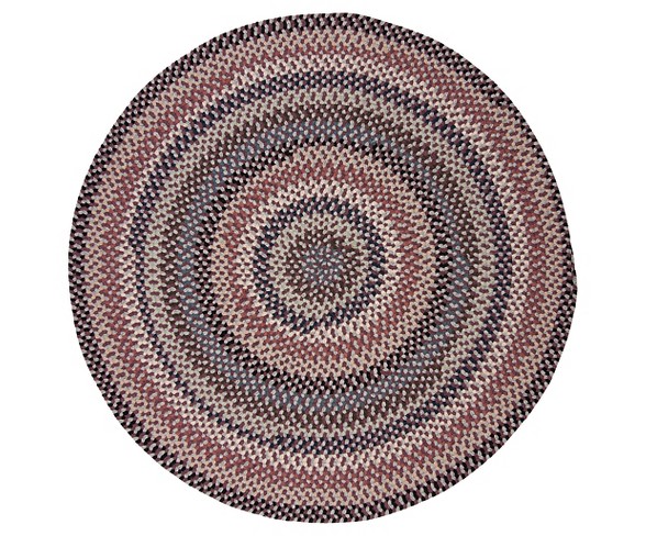 Boston Common Braided Area Rug - Purple Haze - (6' Round) - Colonial Mills