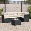 vidaXL Garden Sofa Set Black PE rattan Large Modular Garden Sofa Set - 2 of 4