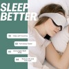 EBF Home Sleep Mask - 100% Light Blocking Eye Mask for Sleep, Zero Eye Pressure, Comfortable & Adjustable Sleeping Mask for Women Men for Sleep - 2 of 4