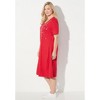 Catherines Women's Plus Size Mayfair Park A-Line Dress - 4 of 4