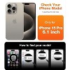 TORRAS iPhone 15 Pro Magnetic Shockproof MagSafe Compatible 12FT Military Drop Protective Slim case with Built-in Sturdy Kickstand -Black - 2 of 4