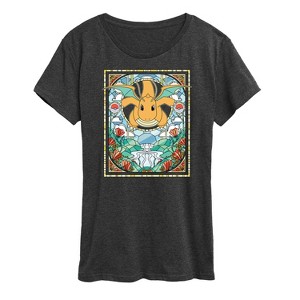 Women's - Pokémon - Dragonite Stained Glass Short Sleeve Graphic T-Shirt - 1 of 4