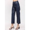 Women's Cropped Faux Leather Pants - Fate - 2 of 4