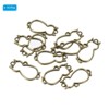 Unique Bargains Alloy Necklace Resin Casting Cat Shaped Pendant Frames 1.5" 10 Pcs - 3 of 4