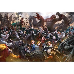 Toynk Fright Fight Horror Movie Villain Inspired 1000 Piece Jigsaw Puzzle - 1 of 4