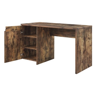 Bellarose Writing Desk Rustic Oak - Acme Furniture