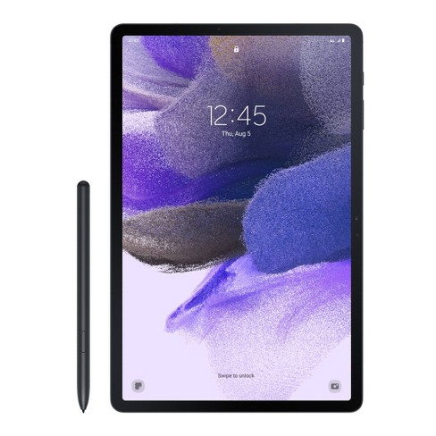  SAMSUNG Galaxy Tab S7 FE 12.4” 64GB WiFi Android Tablet, Large  Screen, S Pen Included, Multi Device Connectivity, Long Lasting Battery, US  Version, 2021, Mystic Black : Electronics