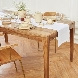Solino Home Linen Medium Weight Hemstitch Table Runner - 1 of 4