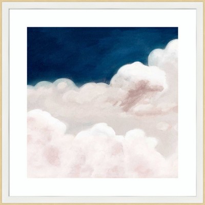 21" x 21" Cloudy Night I by Studio W Framed Wall Art Print - Amanti Art