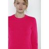 JENNIE LIU Women's 100% Pure Cashmere Long Sleeve Crew Neck Pullover Sweater - 3 of 3
