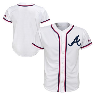 white atlanta braves shirt