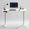 Angel Sar 55 Inch Electric Standing Desk, Height Adjustable Computer Desk with LED Controller, Lift-up Gaming Desk - 2 of 4