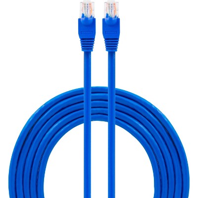 Photo 1 of (pack of 2) Philips 7 Cat6 Ethernet Cable - Blue