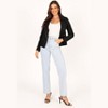Petal and Pup Womens Spencer Faux Suede Moto Jacket - 4 of 4