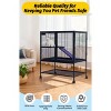 Metal Small Animal Cage,34/36/39/64 ''H Multi-Level Ferret Cage for Small Animals - Large Hamster Cage with Ramp - 2 of 4