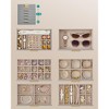 SONGMICS Jewelry Box with Glass Lid, 6-Layer Jewelry Organizer, 5 Drawers, for Sunglasses, Big Jewelry, Jewelry Storage - 2 of 4