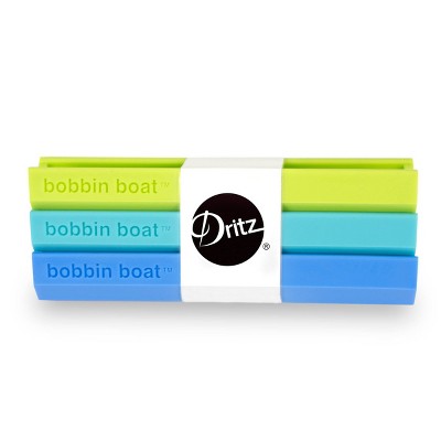 Dritz 3pk Bobbin Boat Sewing Kit: Plastic Organizer Tray for Sewing Supplies & Notions