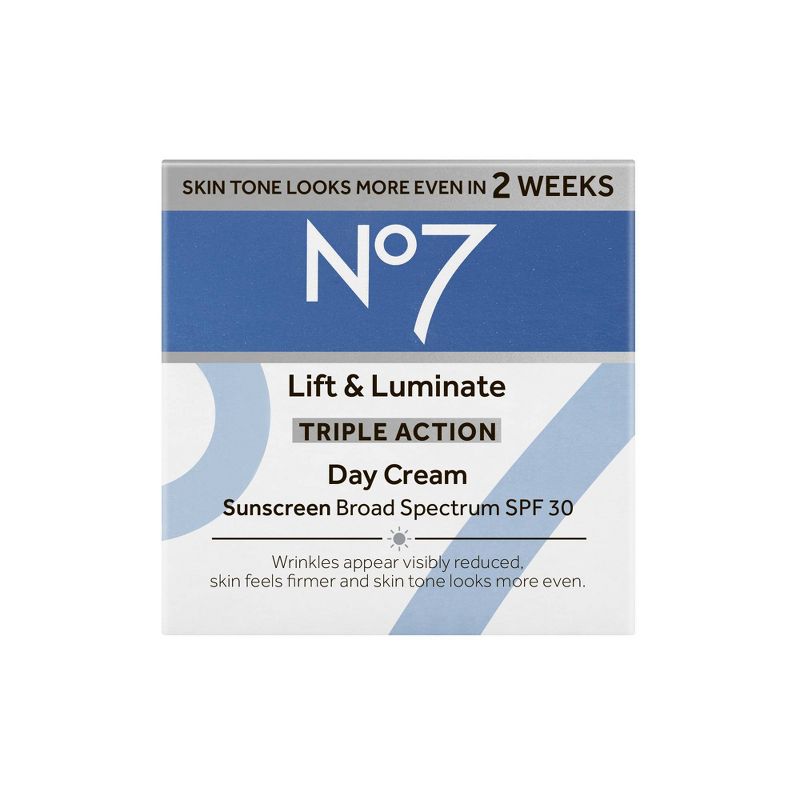 No7 Lift &#38; Luminate Triple Action Day Cream with SPF 30 - 1.69 fl oz, 6 of 10