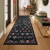 Lahome Pearl Velvet Washable Moroccan Floral Area Rug-Elegant Carpet for Living Room, Bedroom, or Office - 4 of 4