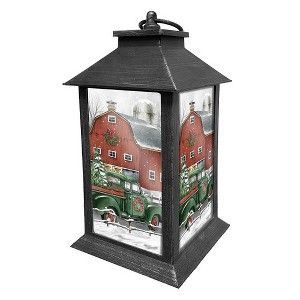 Christmas on the Farm Lantern 13.5" x 5.5" x 5.5" Briarwood Lane - 1 of 3