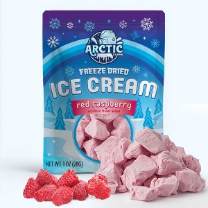 Arctic Farms Freeze Dried Ice Cream That Does Not Melt (Bits) (Red Raspberry) - 1 of 4