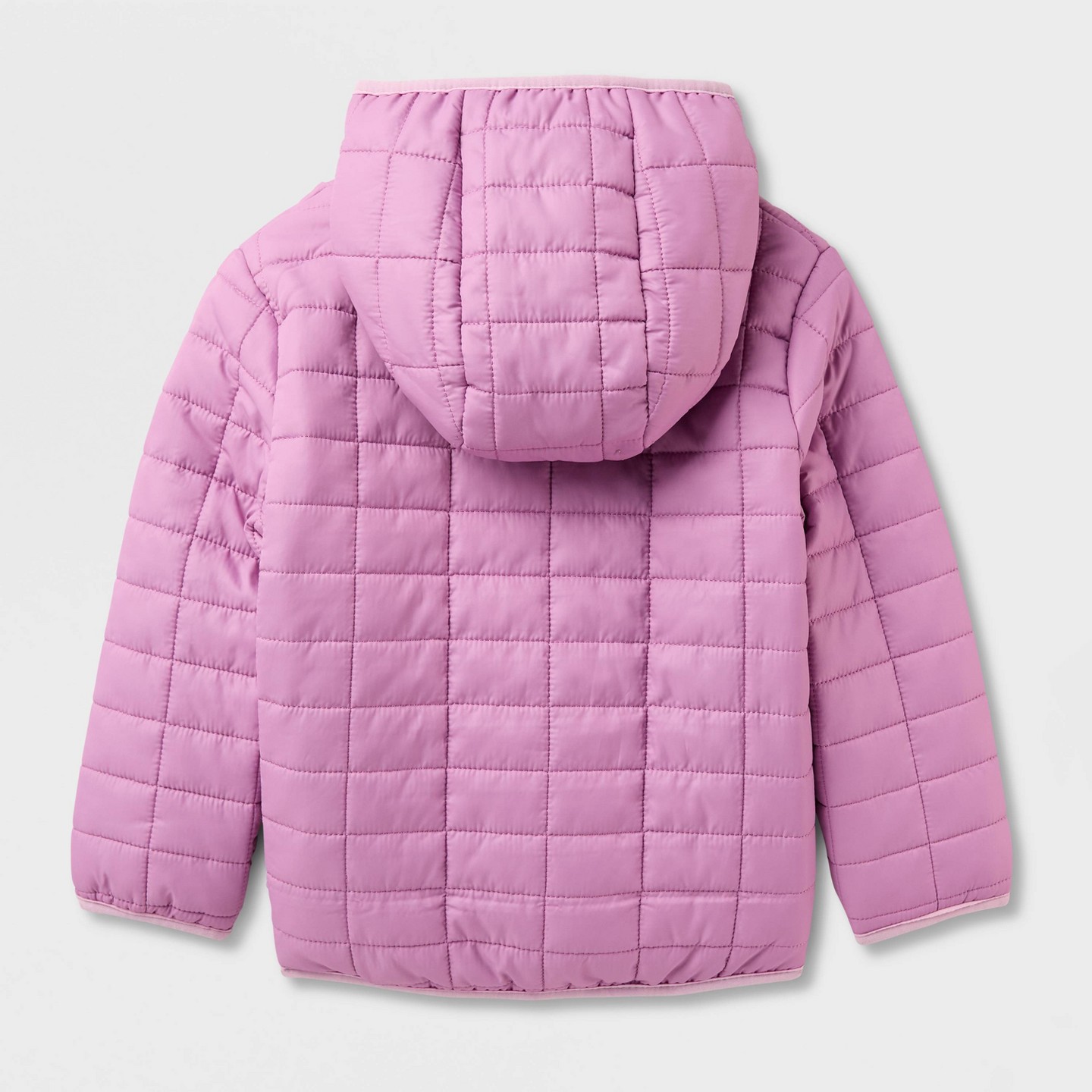 Детская куртка Cat & Jack Toddler Girls' Puffer, цвет: Фиолетовый — фото 3