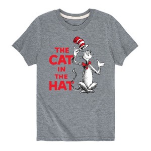 Boys' - Dr. Seuss - The Cat in The Hat Short Sleeve Graphic T-Shirt - 1 of 4