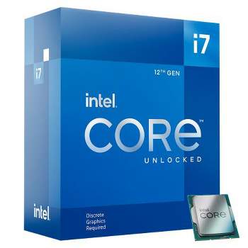 Intel Core i7-12700KF Unlocked Desktop Processor - 12 Cores & 20 Threads - Up to 5.0 GHz Turbo Speed - 20 x PCI Express Lanes