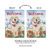 Evergreen Dog with Patriotic Bandana Garden Suede Flag 12.5 x 18 Inches Indoor Outdoor Decor - 2 of 4