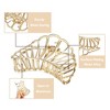 Unique Bargains Women's Metal Hair Clips Gold Tone 2 Pcs - 4 of 4