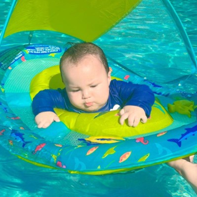 Swimways Sun Canopy Spring Float With Hyper-flate Valve - Splash N Play ...