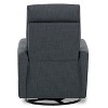 Evolur Peyton Manual Recline Glider with Full 360-Degree Swivel, Flexibility & Comfort, FSC Certified - 4 of 4