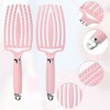 Unique Bargains Hollow Hair Brush for Curly Straight Thin Dry Wet Hair 1 Pc - 3 of 4