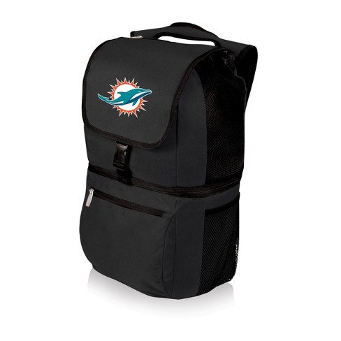 NFL Miami Dolphins Zuma Cooler Backpack by Picnic Time Black - 12.66qt