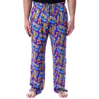 Teenage Mutant Ninja Turtles Faces Purple Pajama Pants